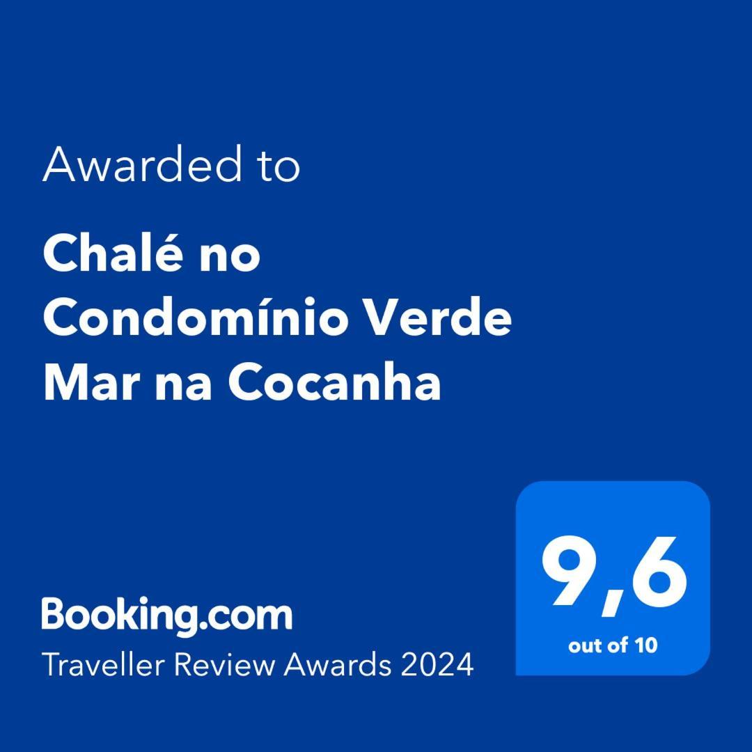 Chale No Condominio Verde Mar Na Praia Da Cocanha Caraguatatuba Exterior foto